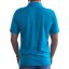 Camisa Polo Bordada Cavalo Crioulo Azul Ciano